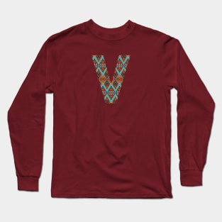 Letter V- boho design Long Sleeve T-Shirt